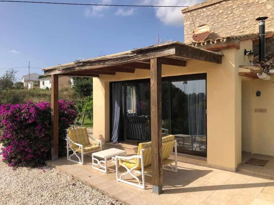 Private Apartment ' Estufa' With A Beautiful View Teulada Bagian luar foto